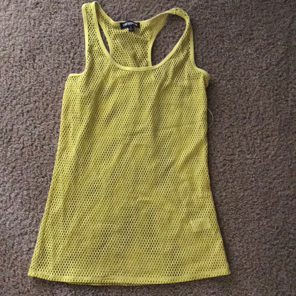 Yellow coverup, size S